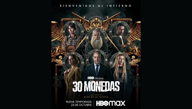 Miguel Ángel Silvestre estreno HBO Max 30 monedas alex de la iglesia 