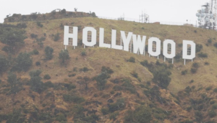El cartel de Hollywood en el monte Lee