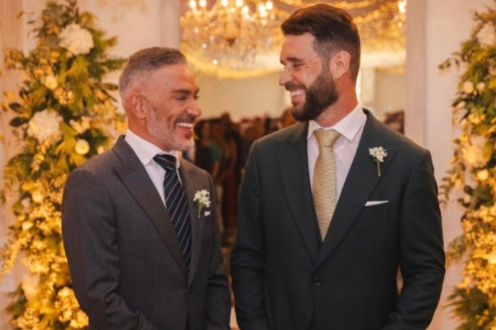 Kiko Hernández y su marido Fran Antón.