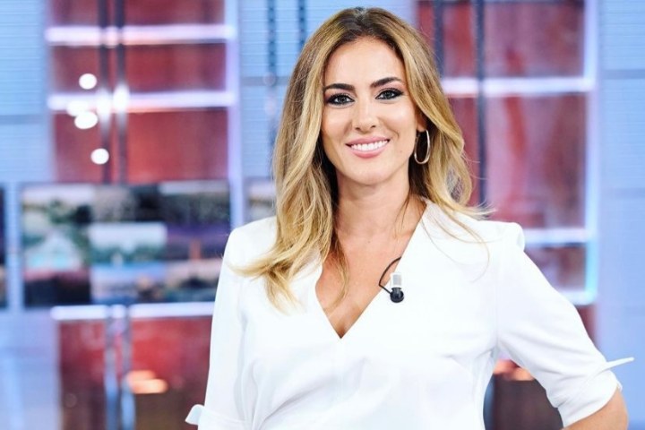 Verónica Dulanto, presentadora de las galas de Navidad en Telecinco.