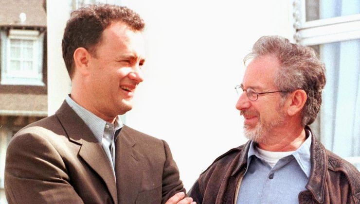 Tom Hanks, protagonsita, y Steven Spielberg, director.